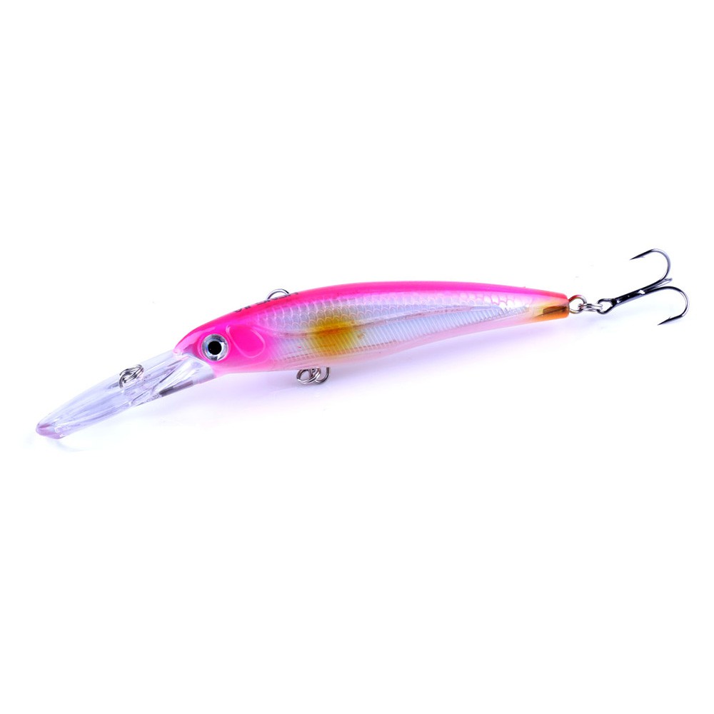 HENGJIA 6pcs 17cm/30g Big minnow umpan pancing swimbait fishing lure ikan bass bait kail wobbler tackle