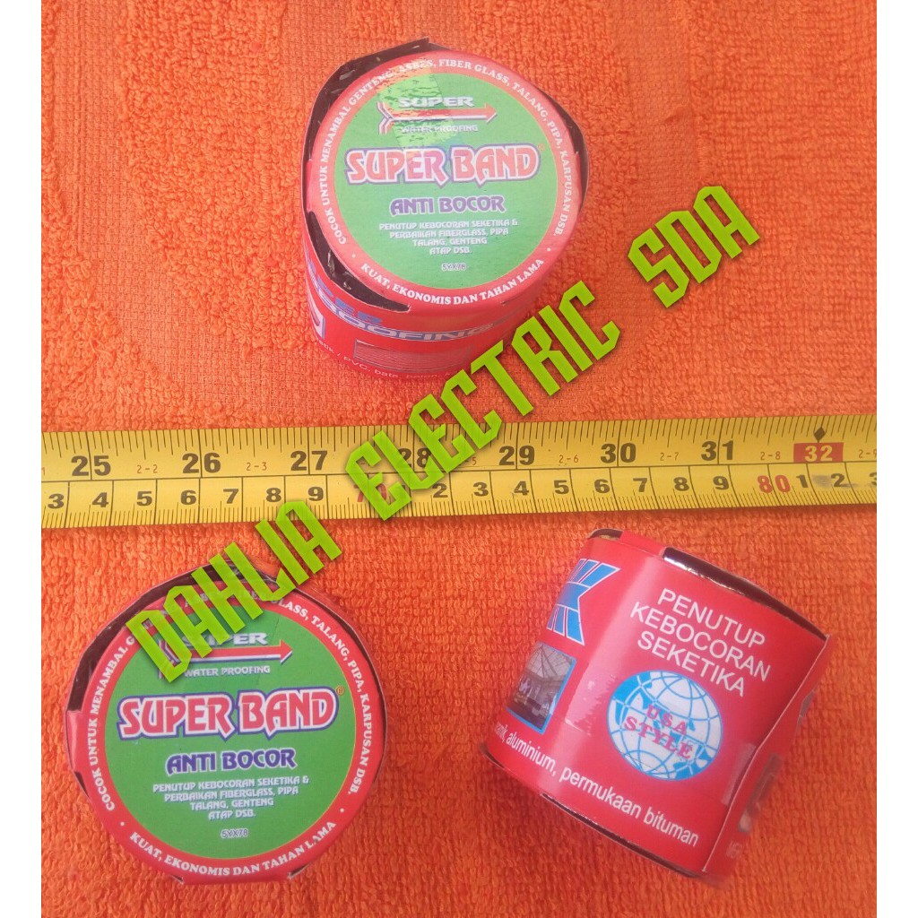 FLINKOTE SUPER BAND 5cm X 1M atau PENUTUP KEBOCORAN