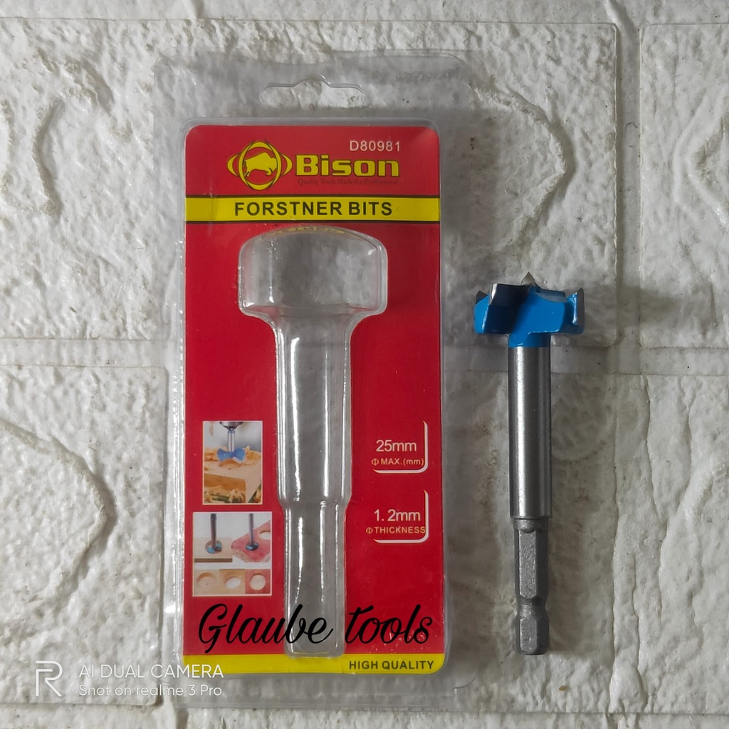 Forstner Bit 25 mm Mata Bor Kayu Engsel Sendok