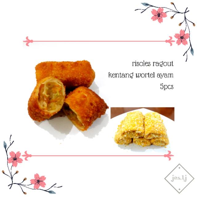 

risoles ragout kentang wortel ayam - frozen ready
