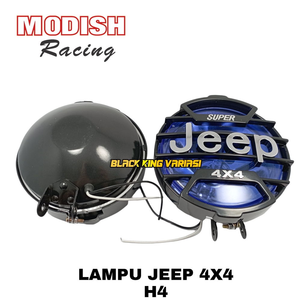 Reflektor Lampu Depan JEEP 4x4 H4 HeadLamp