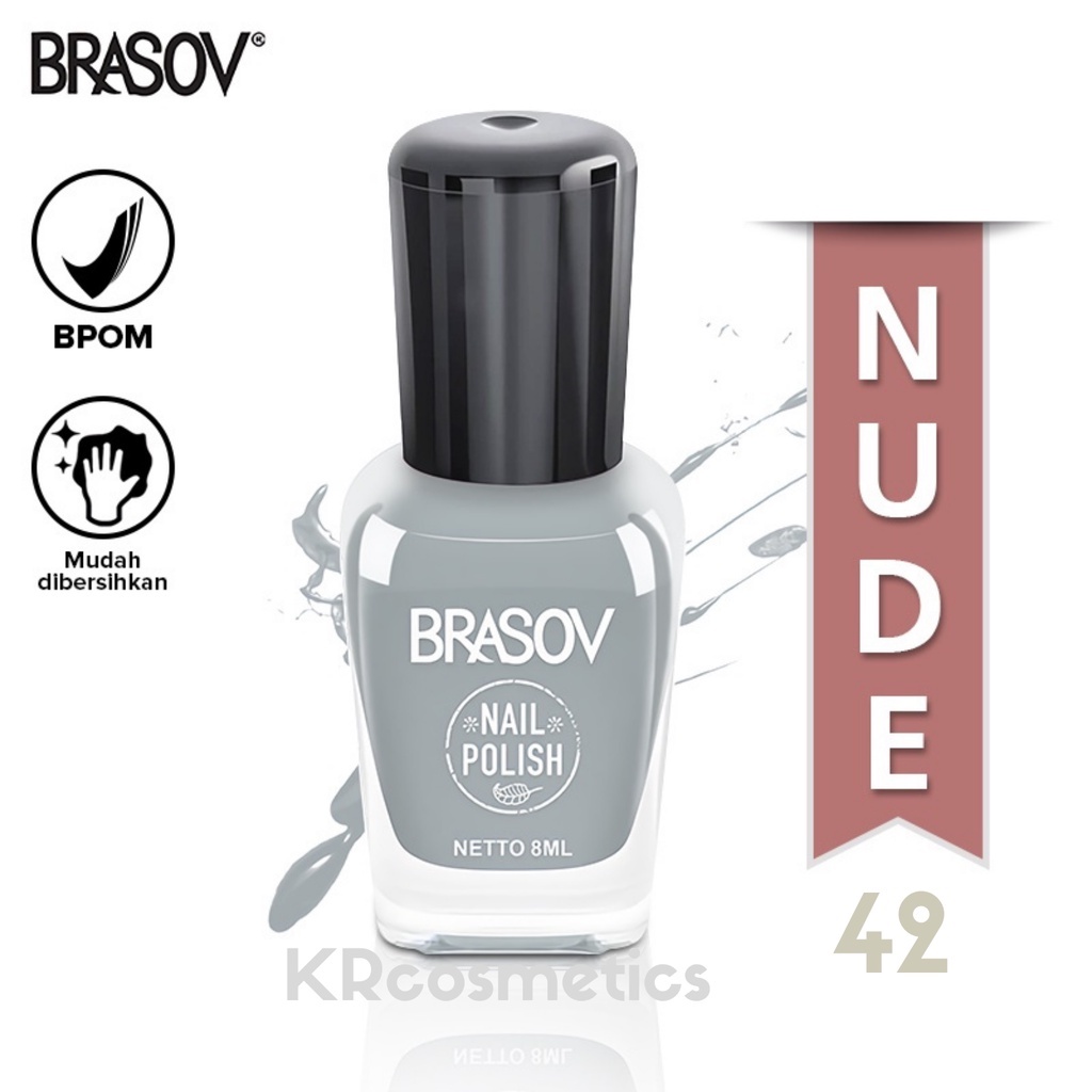 BRASOV Nail Polish Nude 8ml | Kutek Nude