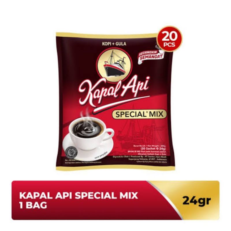 

Kopi Kapal Api Mix 20 sachet