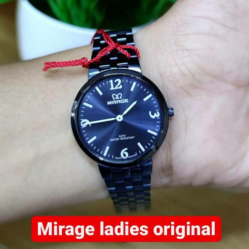 jam tangan mirage original wanita bergansi