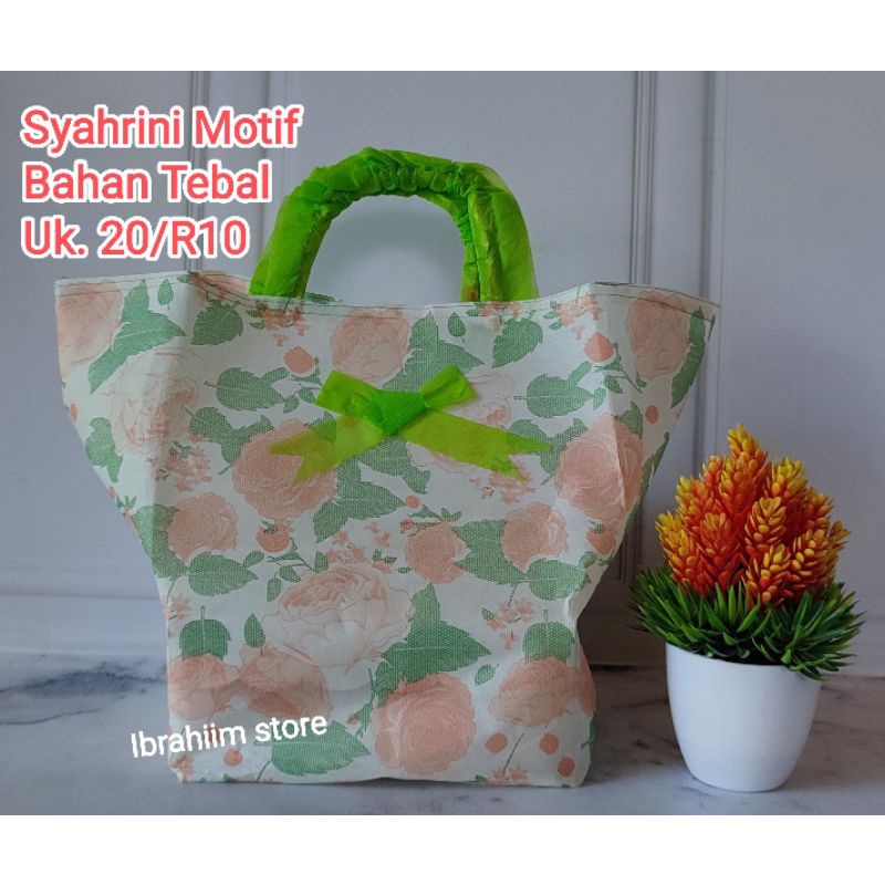 TERLARIS TAS BERKAT MOTIF TEBAL UKURAN 20x20 TAS BERKAT PET 20 TAS HAJATAN TEBAL UKURAN 20 TAS HAMPERS CANTIK MURAH