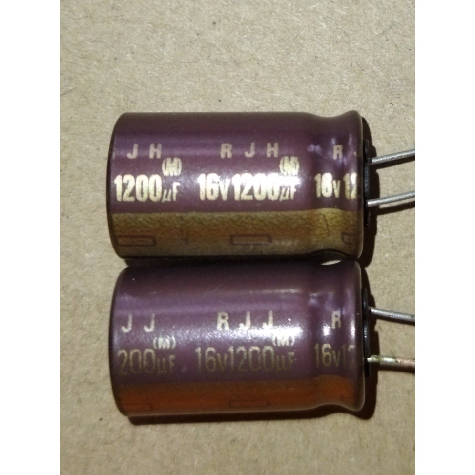KAPASITOR ELKO Capacitor Elco 1200uf 1200 uf 16V ELNA GOLD