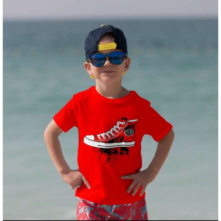 GROSIR Kaos Anak Distro Thirteen Usia 1-15 Tahun MIX MOTIF-4