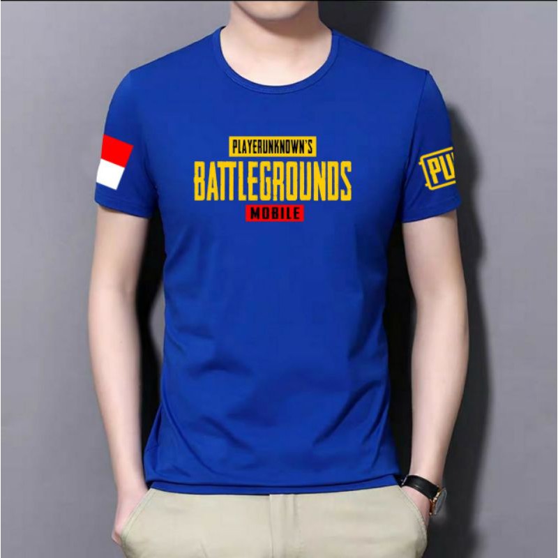 BAJU KAOS OBLONG PRIA PUBG ATASAN TSHIRT COWOK DISTRO LENGAN PENDEK