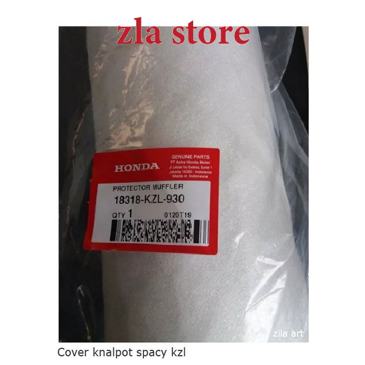 Cover Pelindung Tutup Knalpot Spacy 18318 Kzl 930 Ahm Ori