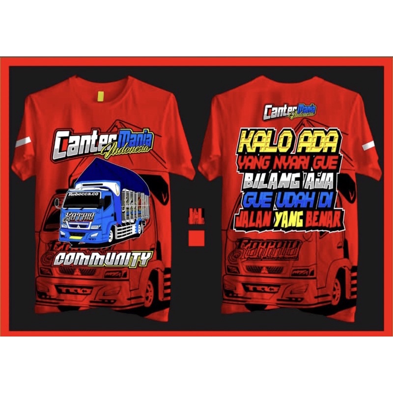 kaos Truck canter mania keren