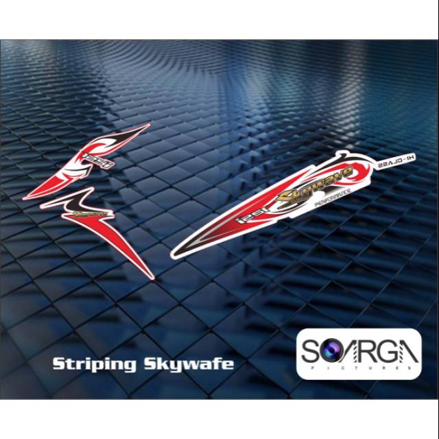 STRIPING SUZUKI SKYWAVE CUSTOM