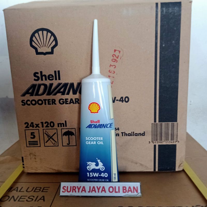 Jual Oli Gear Shell Advance Gear Oil / Oli Gardan Matic 120mL Shopee