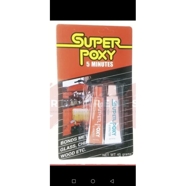 

Unik lem besi 5 menit lem epoxy hardener lem campur hitam putih Diskon
