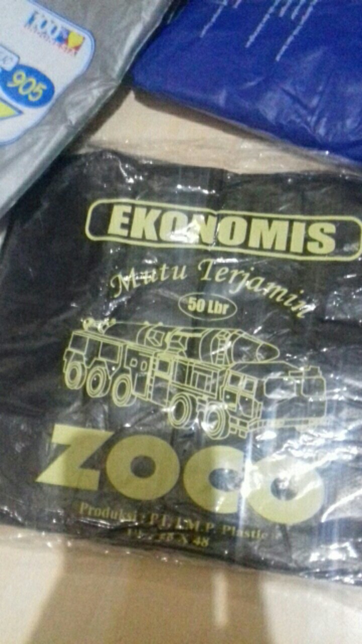 Kantong Kresek Hd Kantong Plastik Hitam Ekonomis Zoco 28 X 48 Cm Isi 50