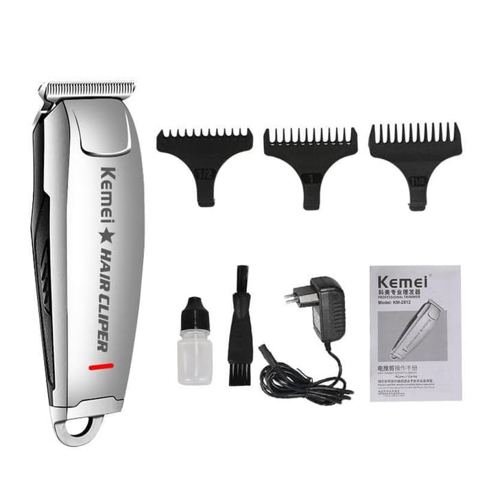 kemei km-2812 professional electric hair clipper rechargeable