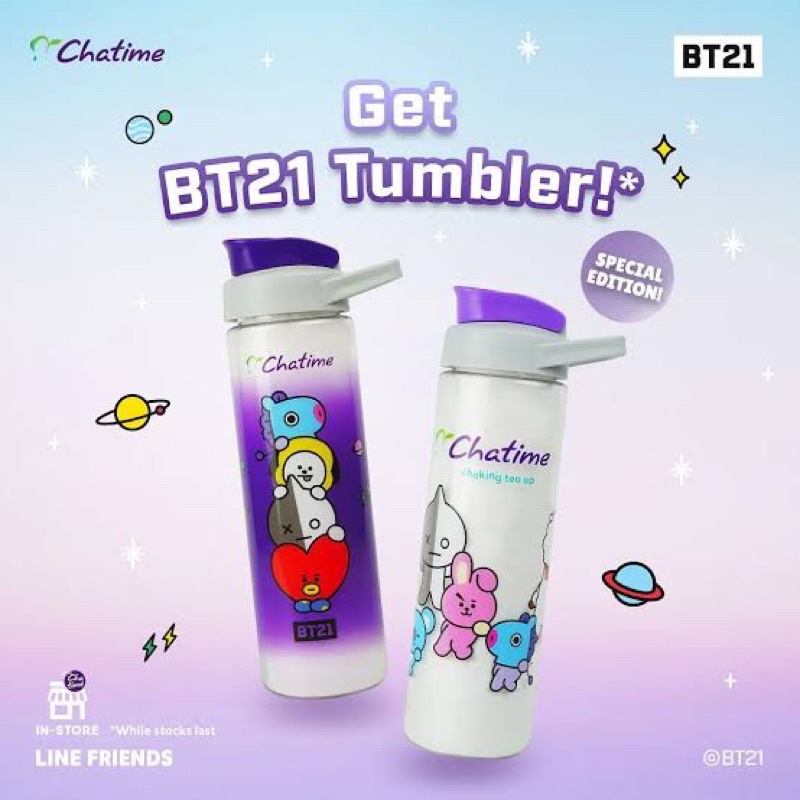 Chatime BT21 Tumbler Gelas