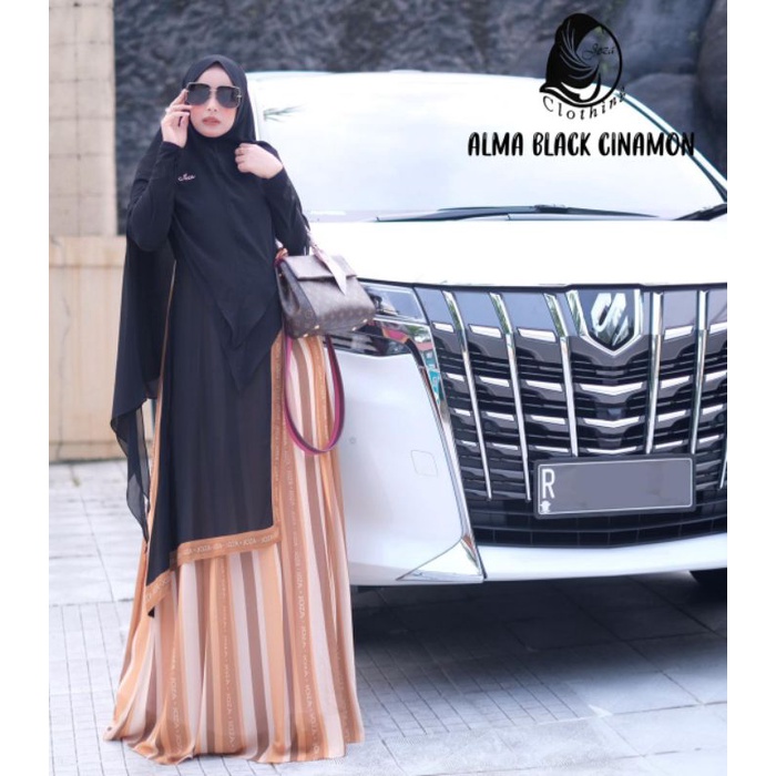 ALMA DRESS SET SERIES DAILY SYARI BY JOZA ARINA JOZA CLOTHING