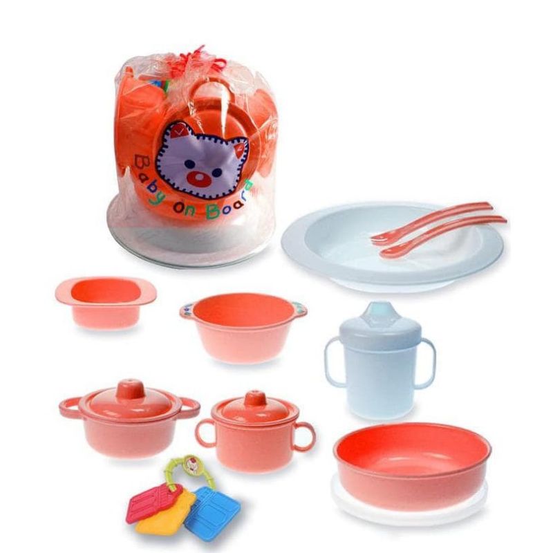 LUSTYBUNNY-SATU SET PARSEL PERLENGKAPAN MAKAN BAYI-PAKET KOMPLIT PERALATAN MAKAN BAYI-GIFT KADO BAYI
