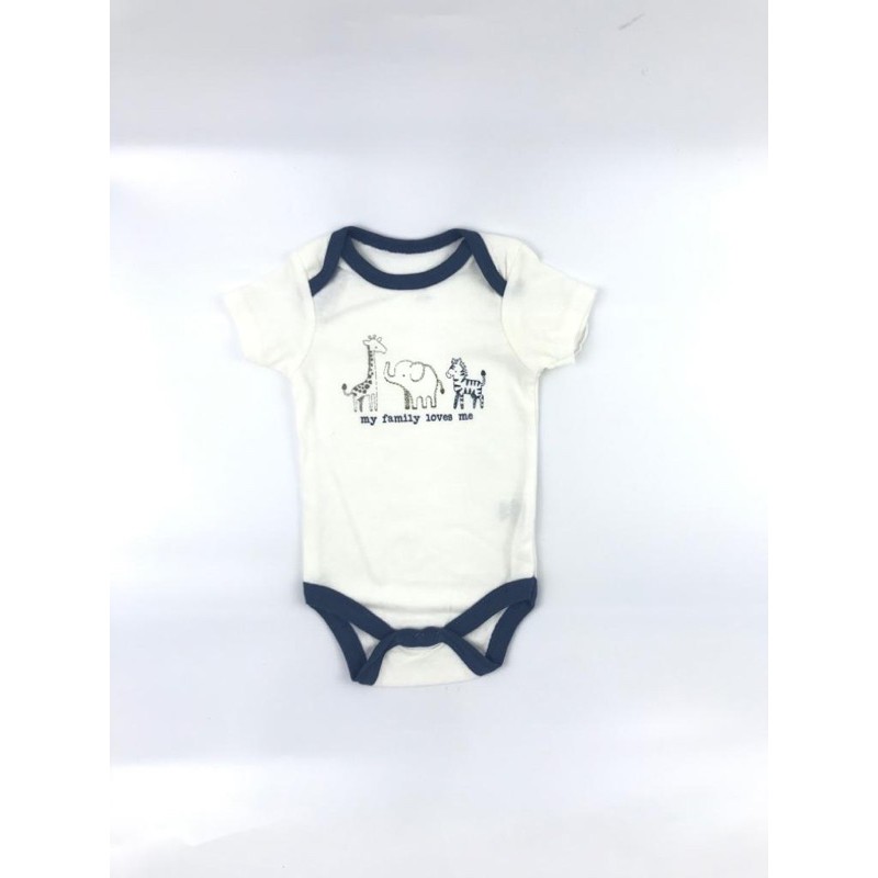 BABY K2 - BODYSUIT ISI 5 PCS MOTIF MY FAMILY LOVE ME KODE 00033