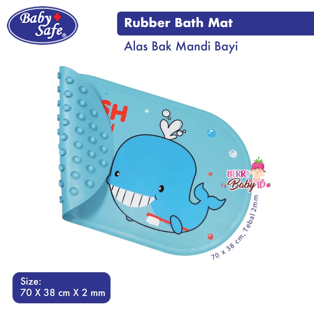 Baby Safe Rubber Bath Mat - Alas Karet Bak Mandi Bayi Berry Mart