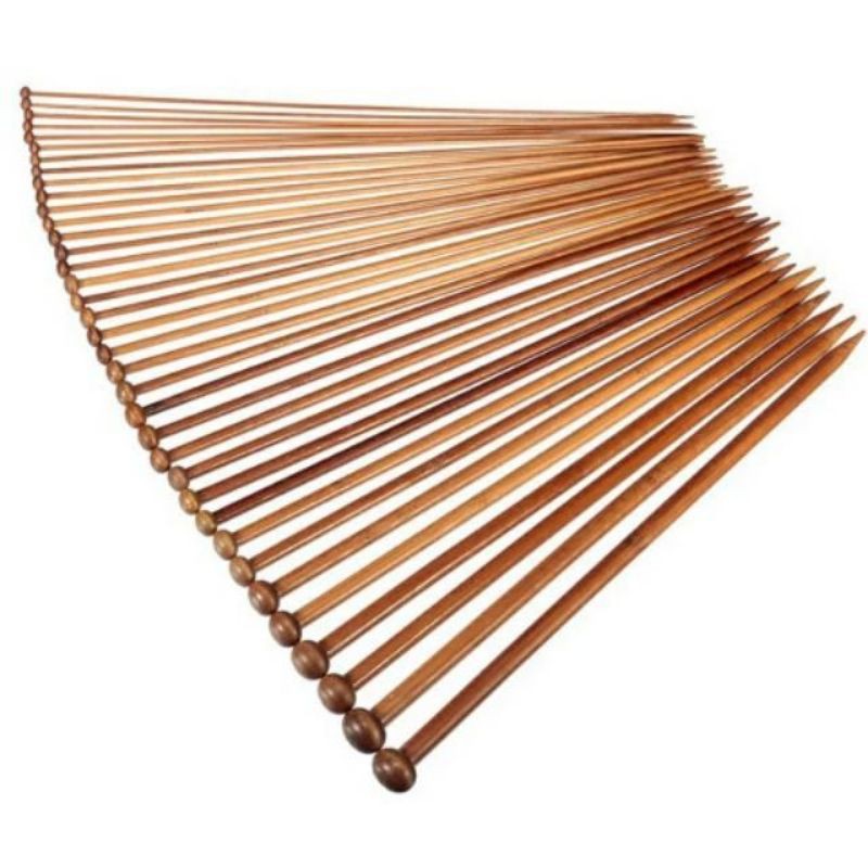 Ready .. Set SPN Breien Breypen Knitting (Alat Rajut) ANK Single Point Needle (SPN) Bambu / Bamboo