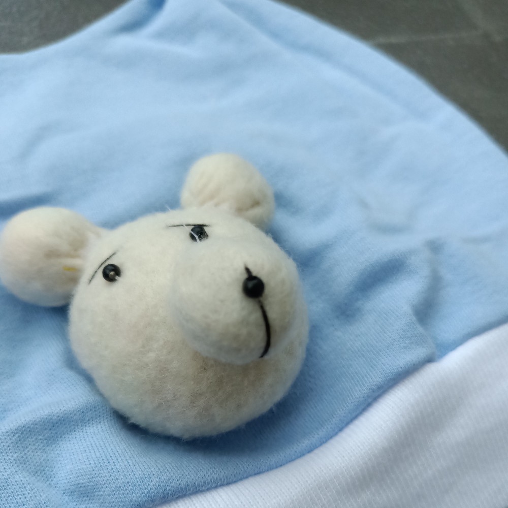 TOPI BONEKA ANAK POMPOM KUPLUK BAYI KUCIR PREMIUM