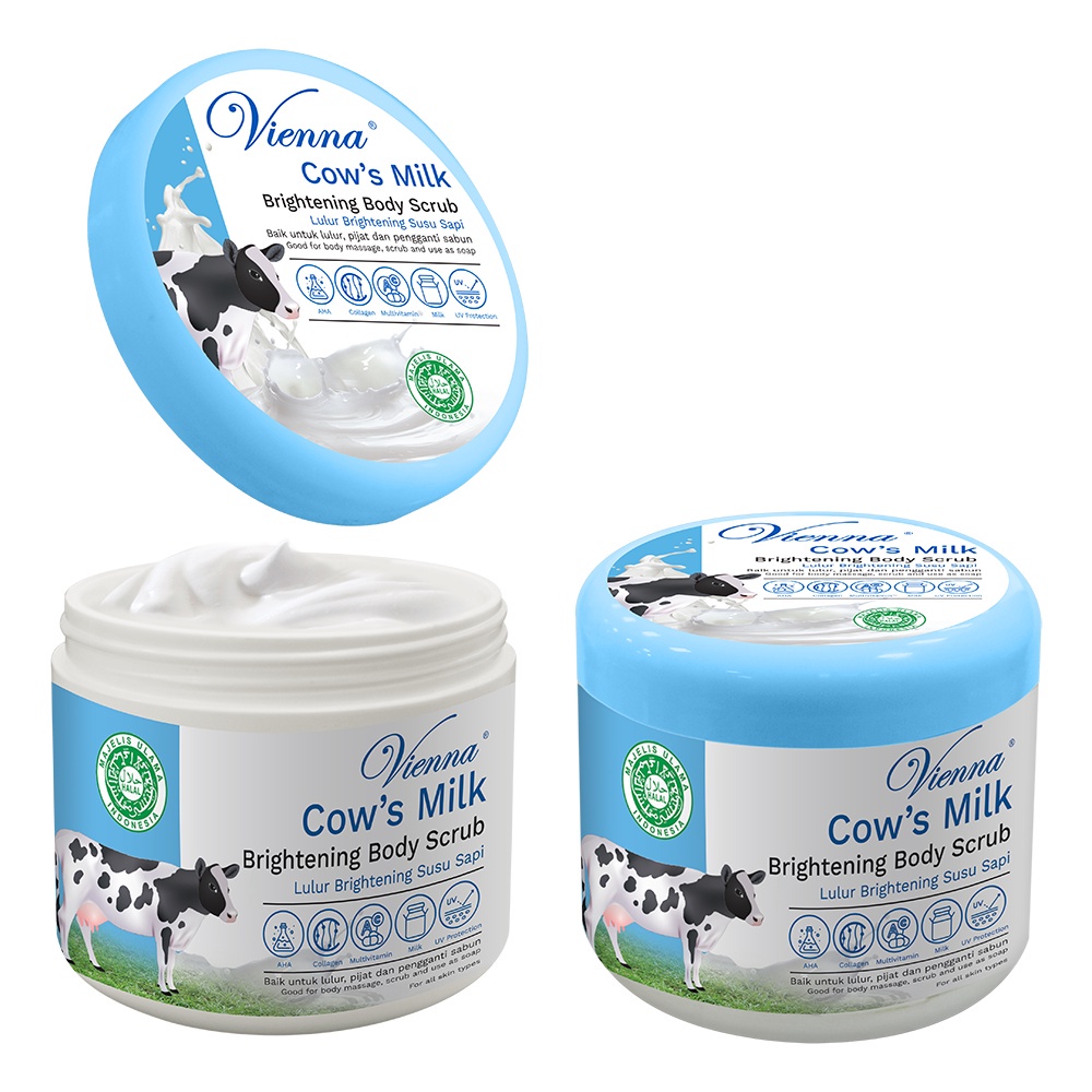 VIENNA BODY SCRUB COW'S MILK 250gr