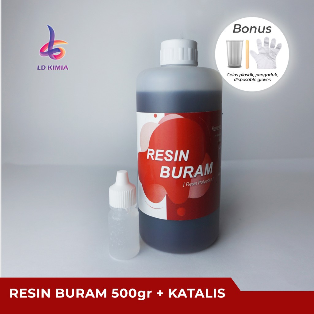 RESIN BURAM / BUTEK 500 Gr + KATALIS