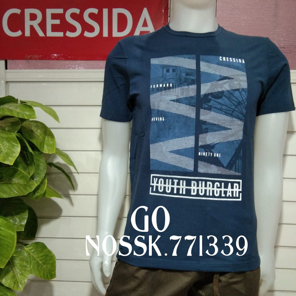 gosCRESSIDA + NOS5 KAOS FASHION 100% ORIGINAL (SLIMFIT)