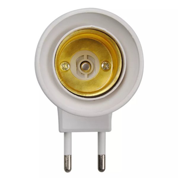 Adaptor Fitting Lampu EU 250V 6A Converter Dengan Saklar Tombol ON OFF