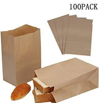 

MurahBanget!!! PAPER BAG SIZE M - MEDIUM - SNACK - FRIED CHICKEN - KANTONG KERTAS ROTI - WARNA BROW