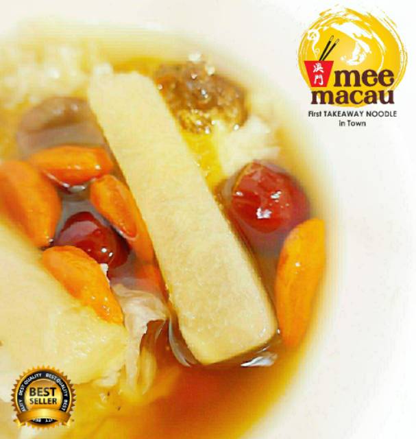 LARIS !!! Peach Gum Premium Super Lengkap Halal Mui | Peach Gum Dessert Tao Jiao Komplit Grade A