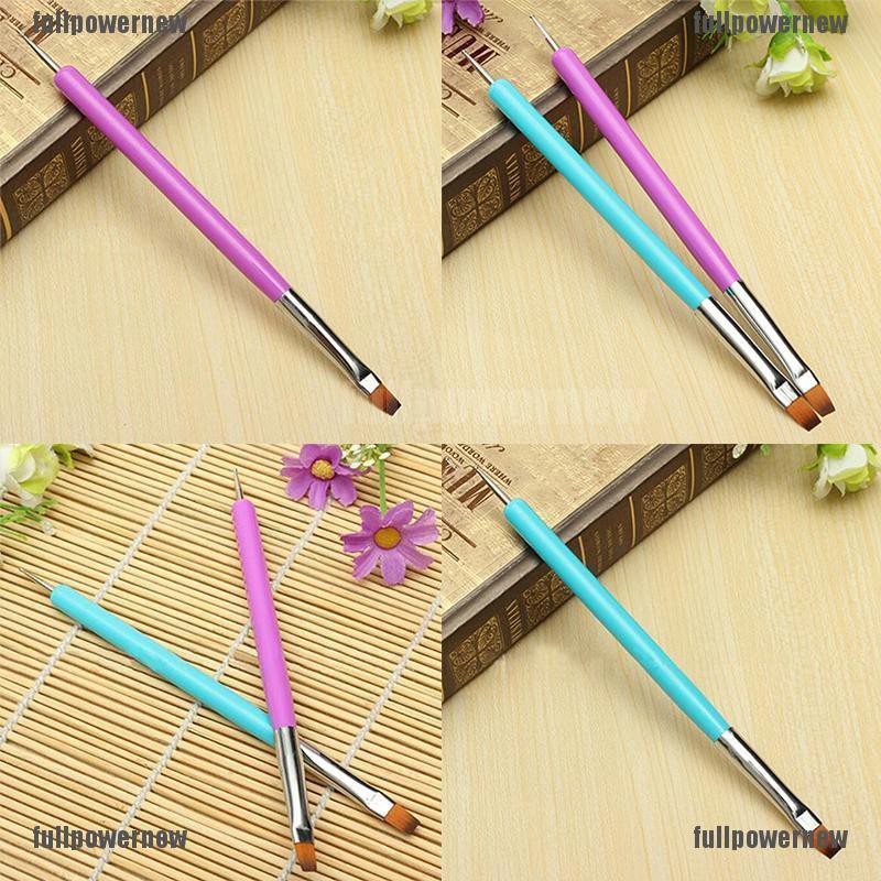 【COD】FLID MY 2 Ways Nails Art Pen Painting Dotting Acrylic UV Gel Polish Brush Liners Tools