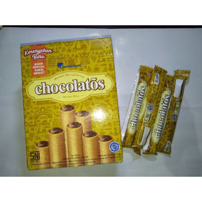 

Chocolatos Coklat 1 Box / Kotak (Isi 24 x 9gr)