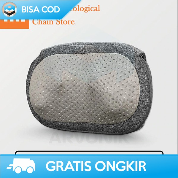 BANTAL PIJAT ELEKTRIK ORIGINAL XIAOMI LERAVAN ALAT PIJAT LEHER 8 BOLA