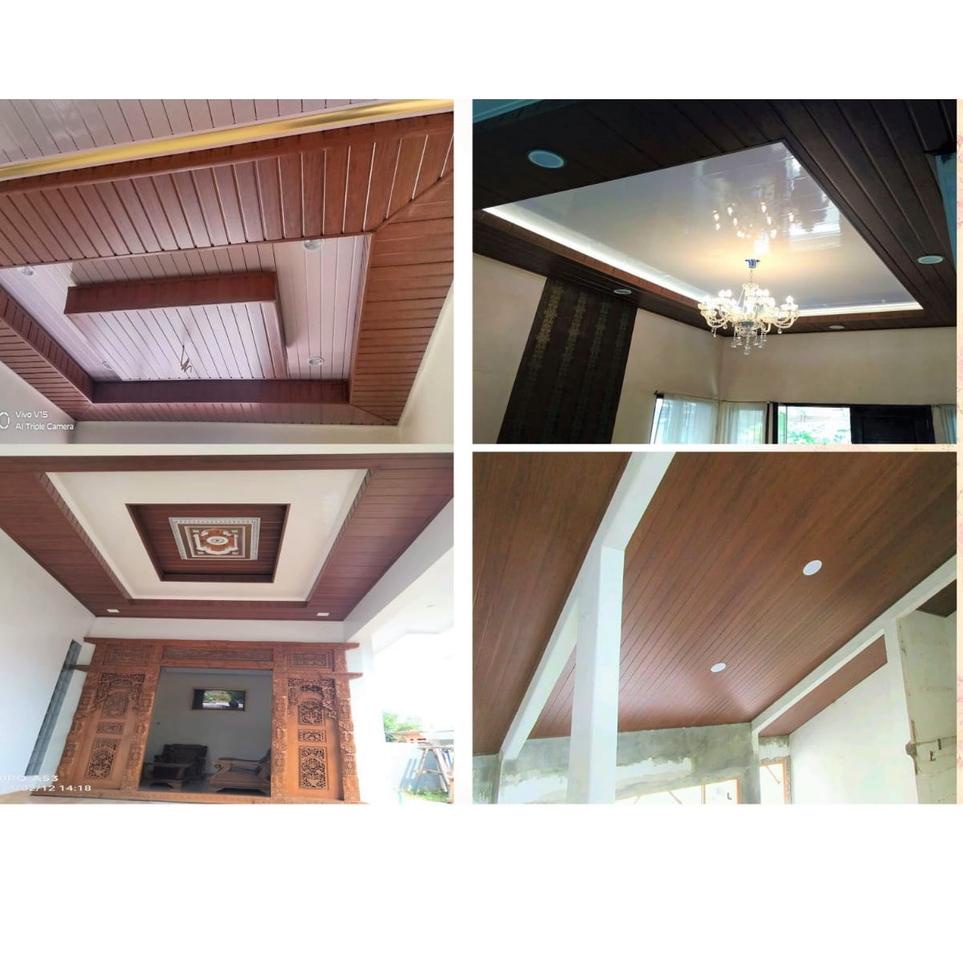 SALEE.. shunda plafon motif serat kayu PL 3077-1