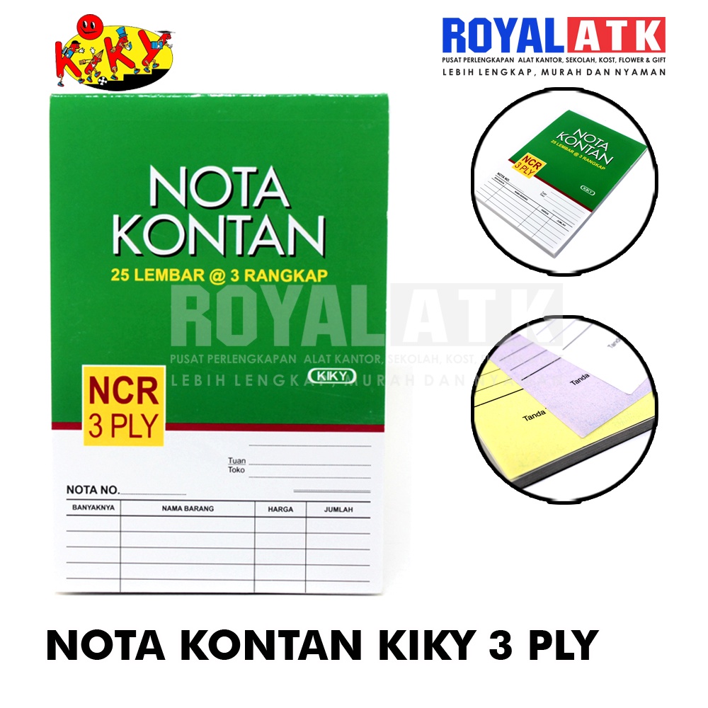 

Kiky Nota Kontan 3 ply NCR