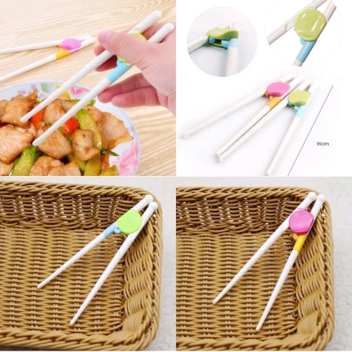 IKILOSHOP Sumpit anak balita latihan belajar makan Training chopsticks