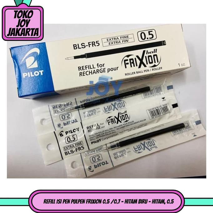 

Cuci Gudang Awal Tahun REFILL ISI PEN PULPEN FRIXION 0.5 /0.7 - Hitam Biru - Hitam, 0.5 Cuci Gudang