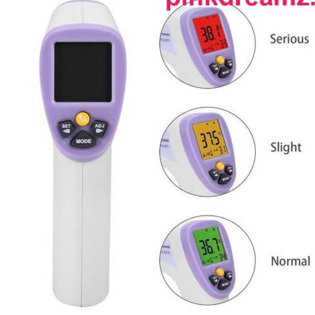 Akurat Thermogun thermometer no contact thermo gun temperatur digital nfrared dahi pengukur suhu