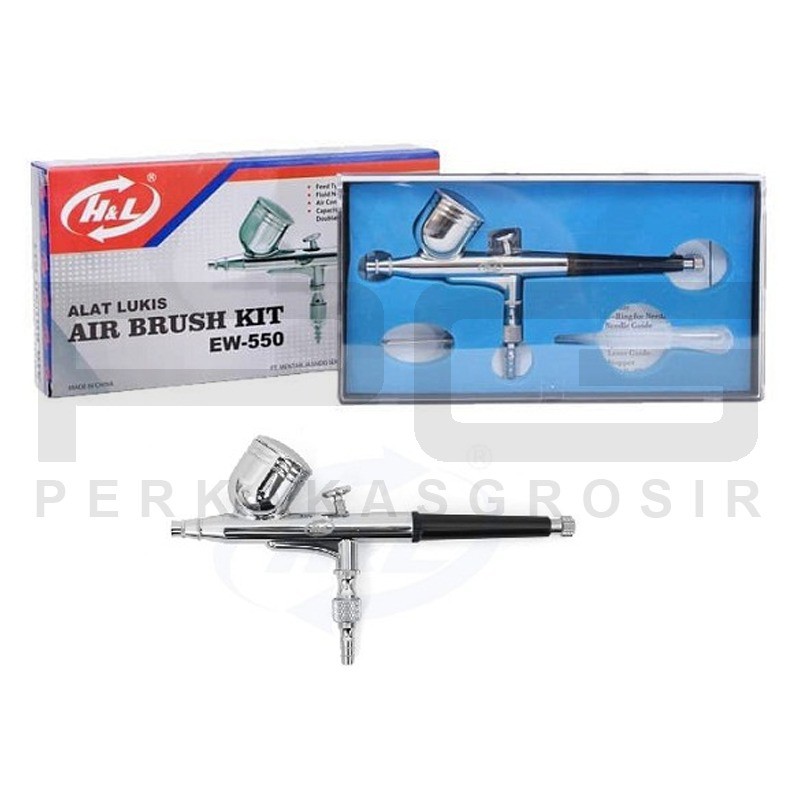 

H&L Air Brush Kit EW550 Pen Brush Spray Gun Lukis HNL EW 550