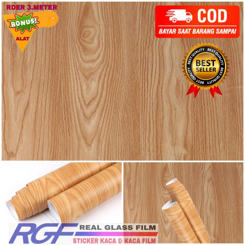 WALLPAPER DINDING WALLPAPER LANTAI WALLSTICKER MOTIF KAYU DAN MOTIF MARMER PREMIUM GLOSY TAHAN AIR T