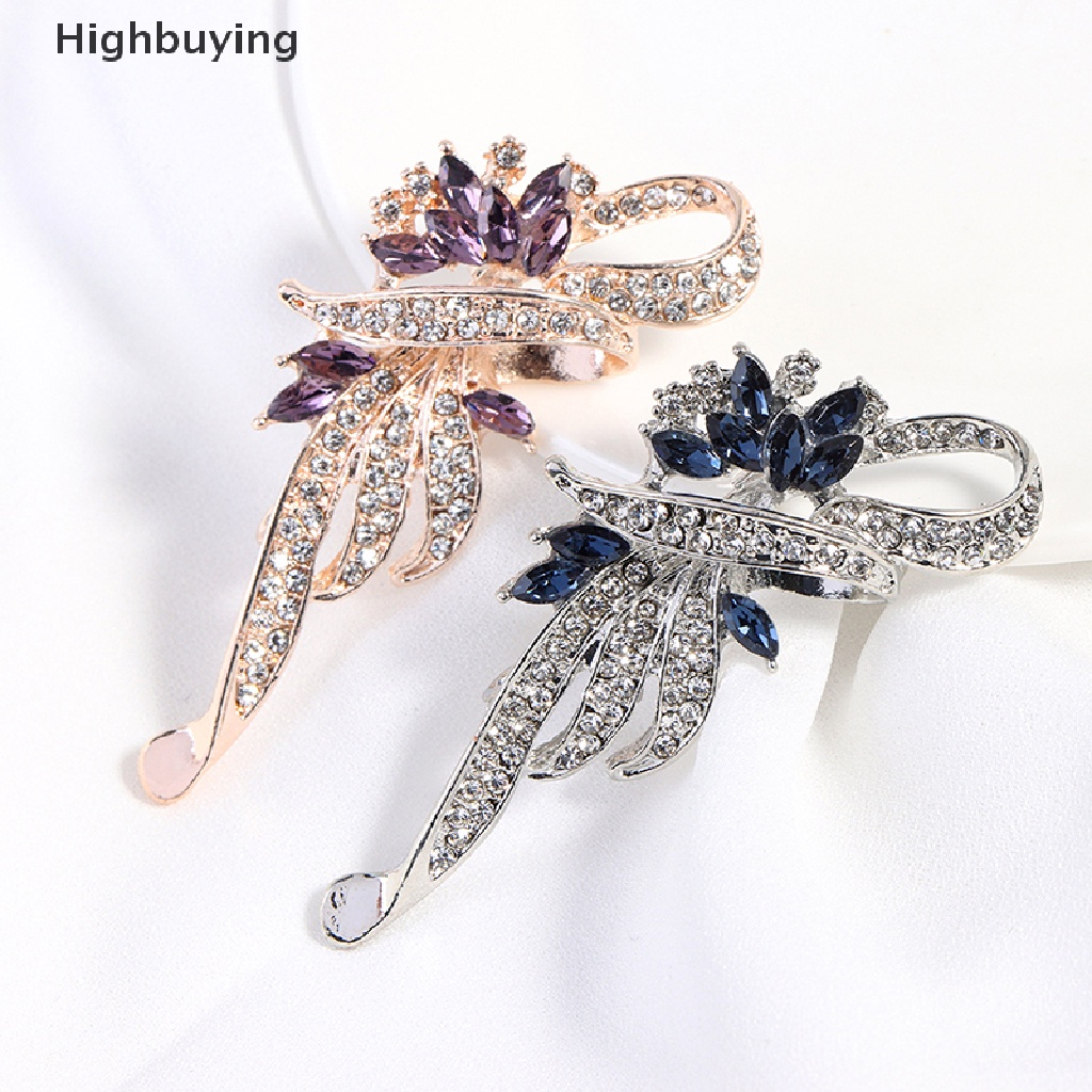 Hbid 1Pc Bros Pin Kristal Elegan Aksesoris Pakaian Wanita Untuk Hadiah Glory