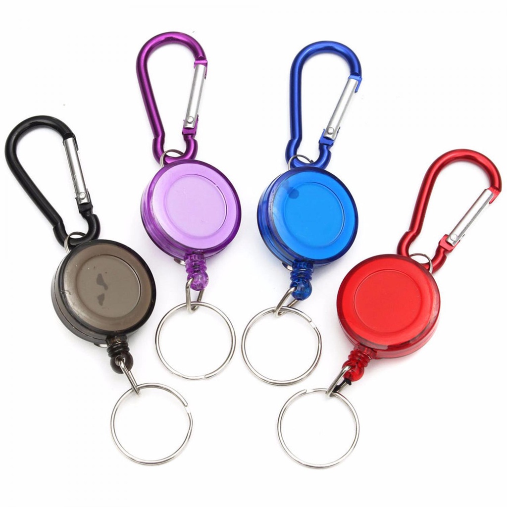 Multifunctional Retractable Carabiner with Key Chain