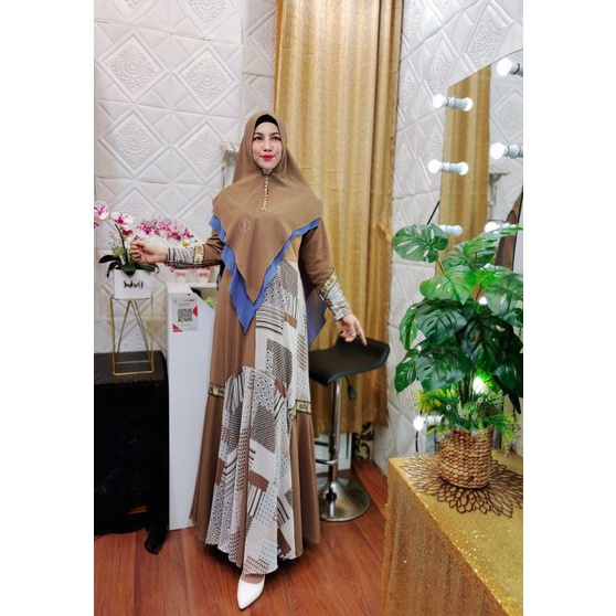 *DRESS SEFA PREMIUM SET ( _pesona kharisma yang glamour_ )*By Yodizein