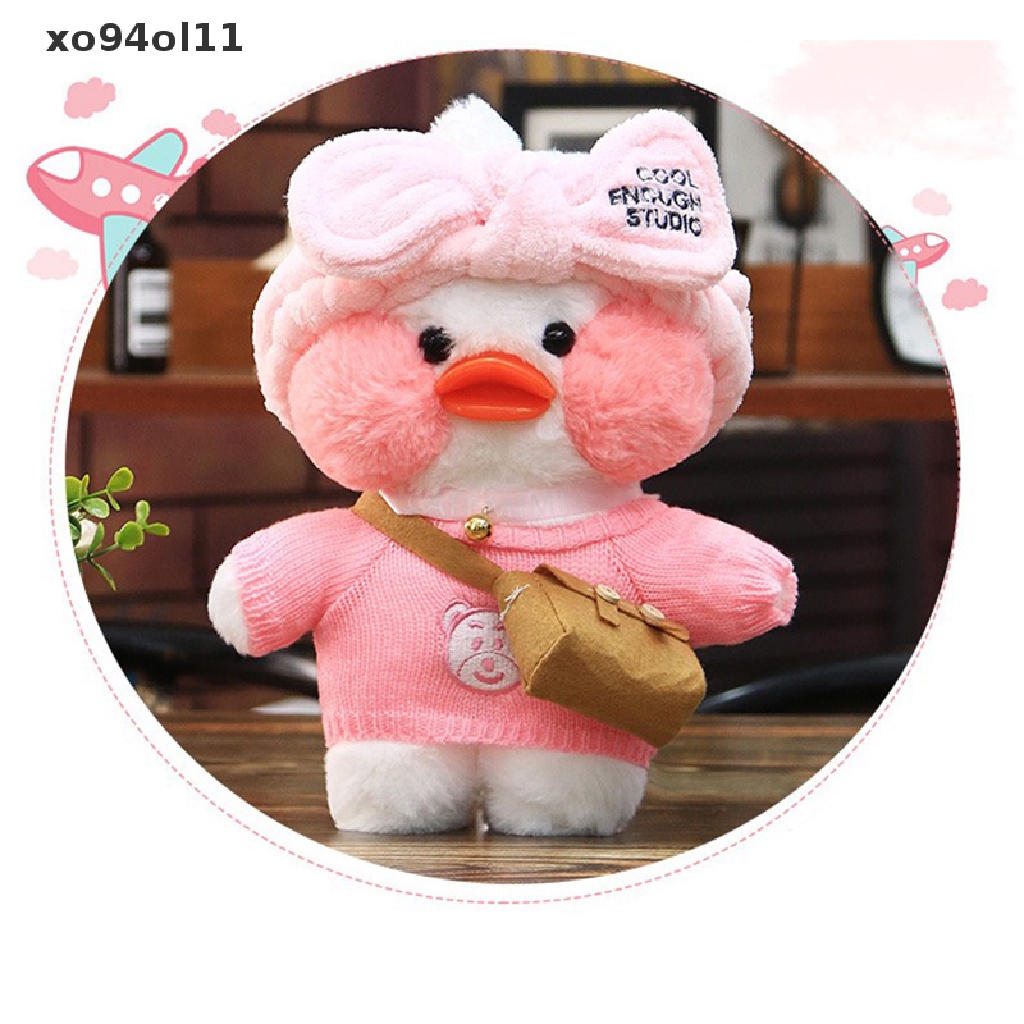 Xo LaLafanfan Bantal Boneka Plush Bebek Kuning 30cm Untuk Hadiah Anak