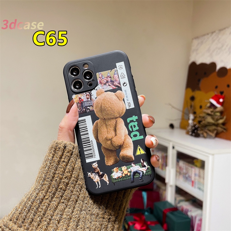 Casing Soft Case  Cheap Teddy Bear Xiaomi Redmi 9 9C NFC 9A 9i 9T 9AT 9 PRO Power 10X POCO C3 M2 PRO Redmi Note 9 8 10 10S 9 PRO MAX 9S Xiaomi Redmi POCO X3 NFC X3 PRO M3 A16 A7 A5S A15 Y12 Y20 Phone Case