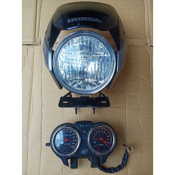 HEADLAMP LAMPU DEPAN FULL SET KOMPLIT HONDA TIGER REVO BARONG ORIGINAL LEPASAN MOTOR