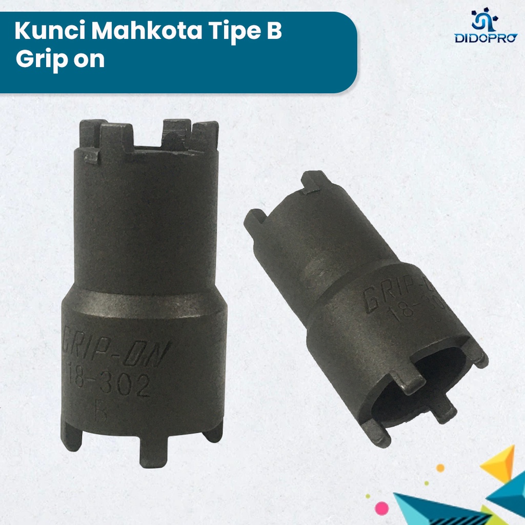 Double Crown Socket / kunci mahkota / kunci kopling Type B GRIP ON