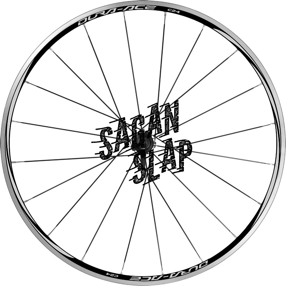 Stiker Sticker Decal Rims Velg Dura Ace C24 700c lebar 1 cm